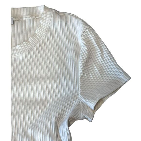 Lovers + Friends  | Cream Lynn Buckle Belt Crop Top M - Picture 6 of 11